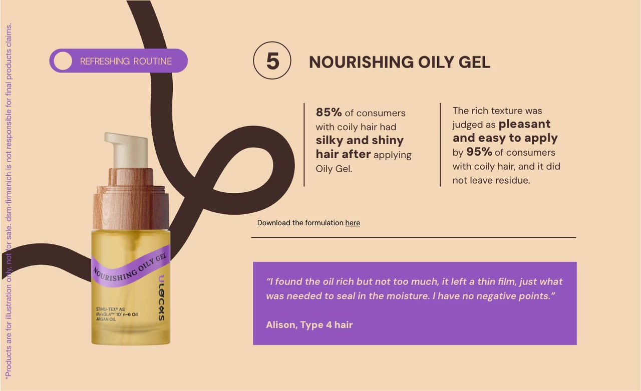 ULocks nourishing oily gel